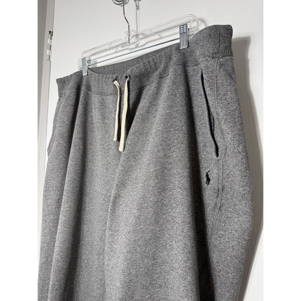 Polo Ralph Lauren Gray Sweatpants Men’s 2XB Big Fleece Jogger Lounge excellent